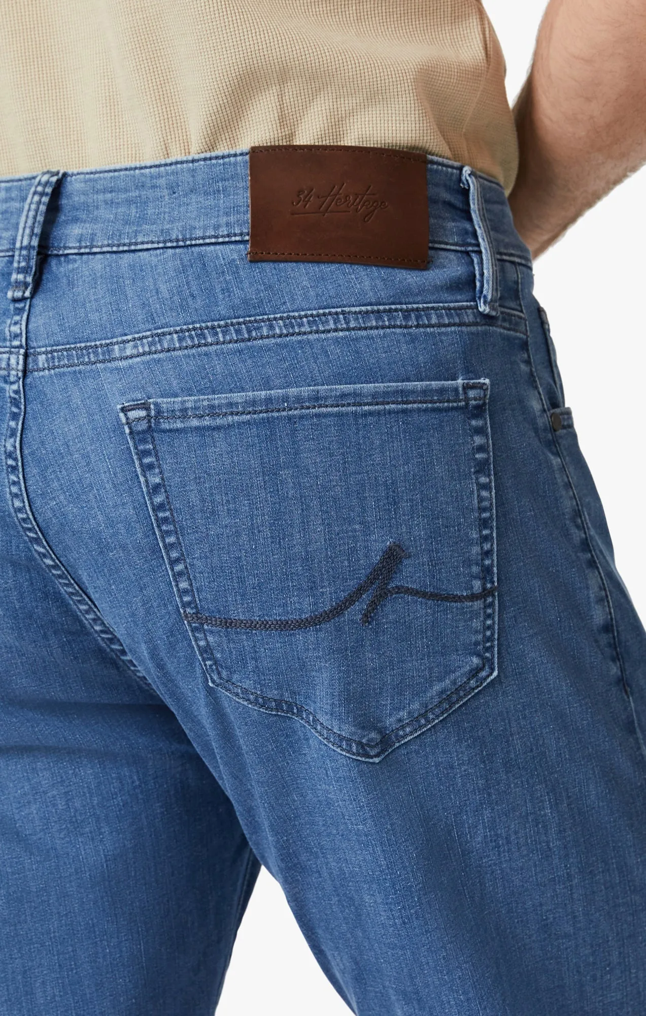 34 Heritage Charisma Relaxed Straight Leg Jeans - Light Kona