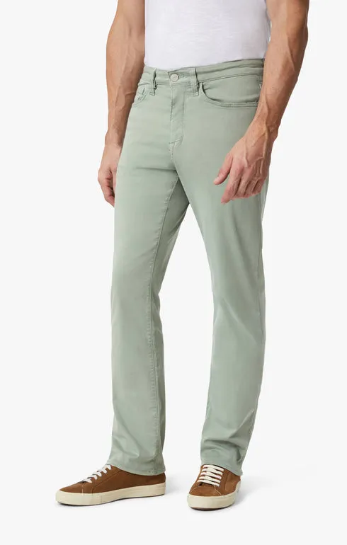 34 Heritage Charisma Relaxed Straight Leg Pants In Iceberg Green Twill