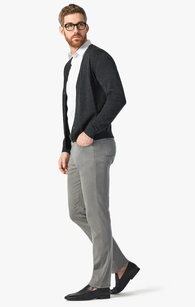 34 Heritage Charisma Relaxed Straight Pants In Pewter Twill