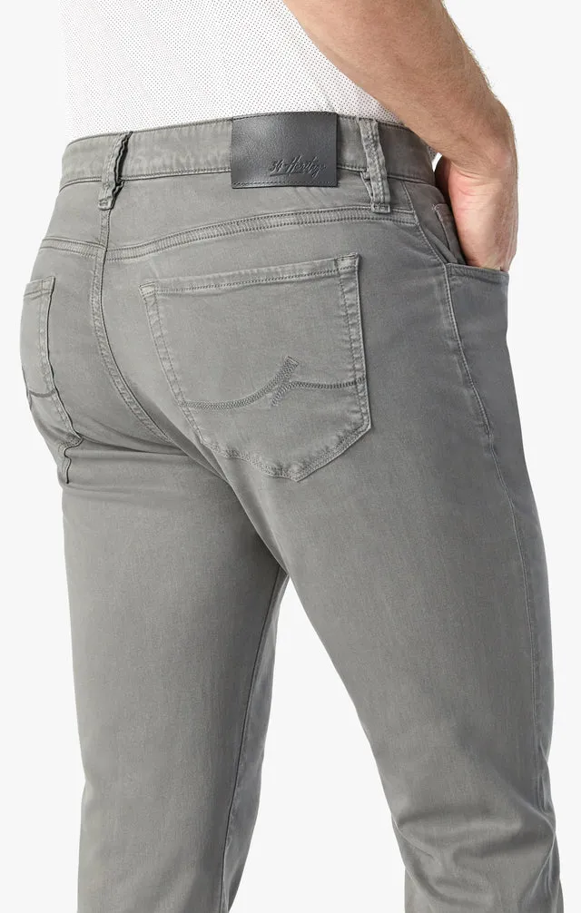 34 Heritage Charisma Relaxed Straight Pants In Pewter Twill