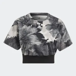 ADIDAS ALLOVER PRINT CROP TOP - HP0781