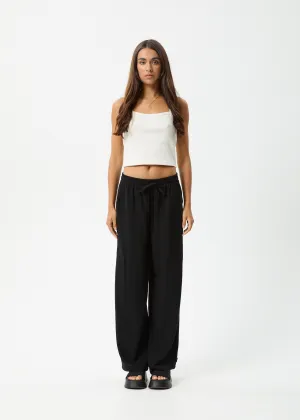 AFENDS Womens Amaya - Wide Leg Pant - Black