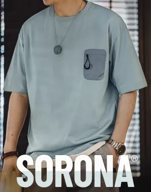 American Sorona Cool Breathable Antibacterial Half-Sleeved Men's T-Shirt