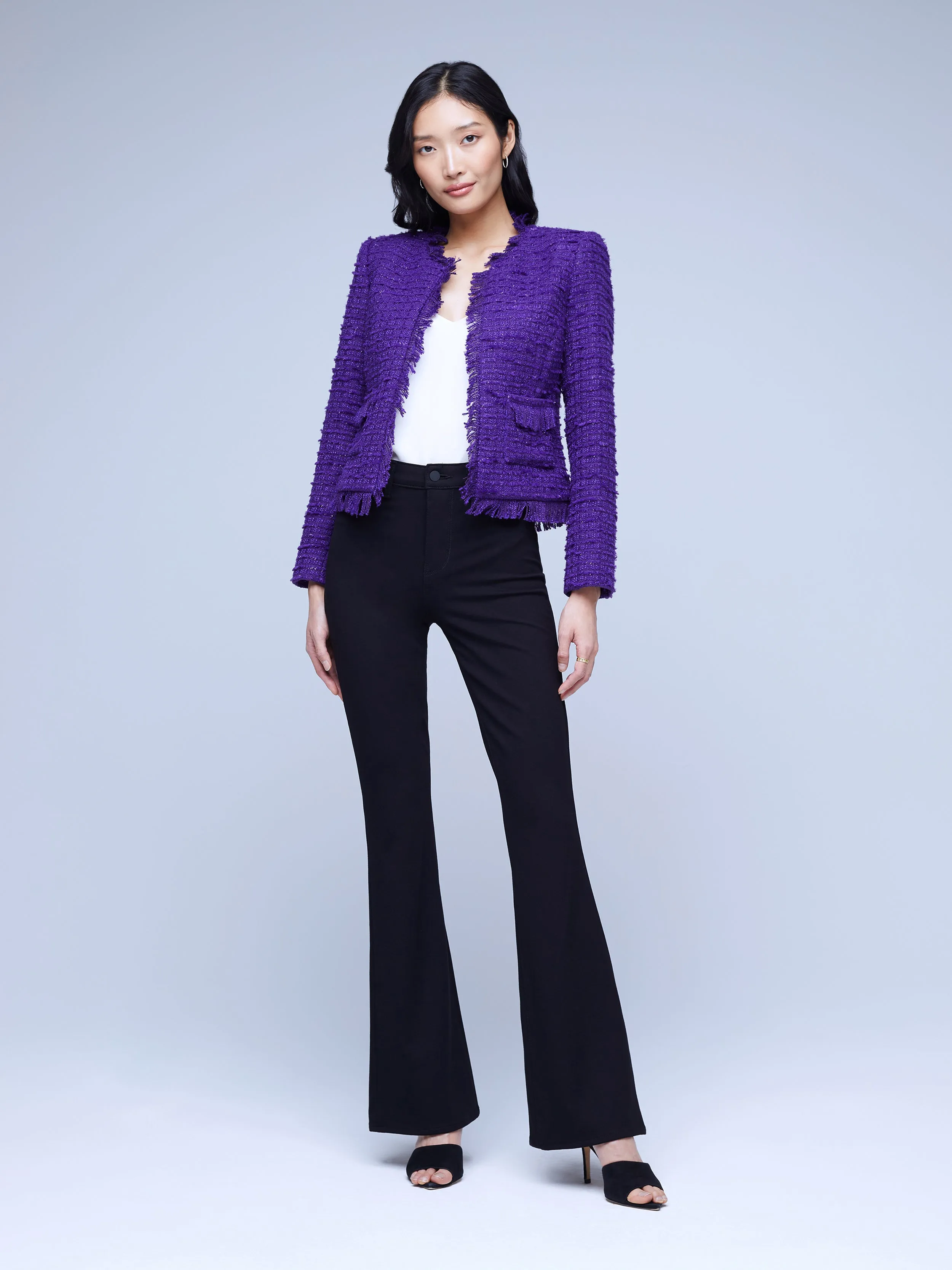 ANGELINA BLAZER - DEEP VIOLET