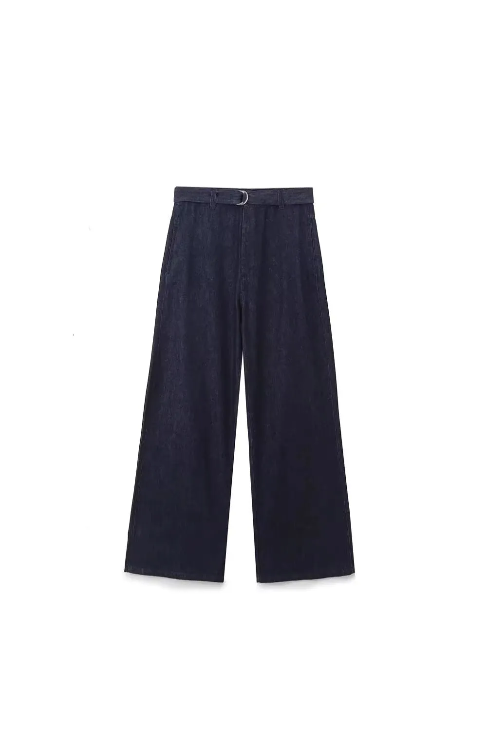 'Athena' Bow-Decorated Denim Shirt & Pants (Sold Separately)