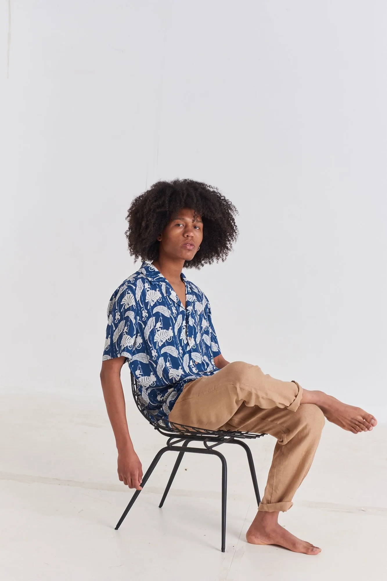 Bamboo Camp-Collar Shirt