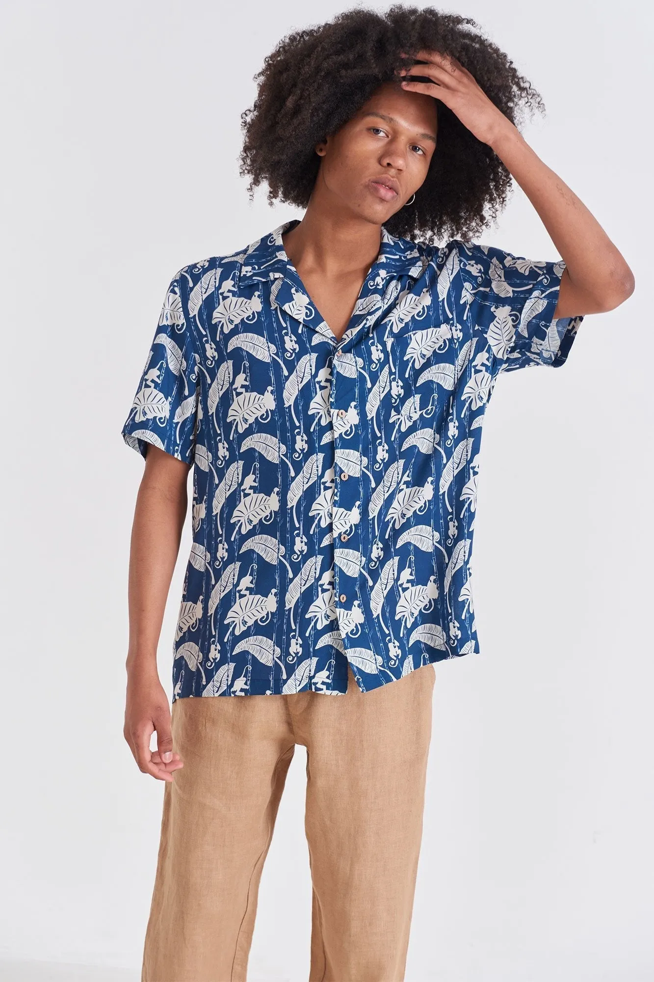 Bamboo Camp-Collar Shirt