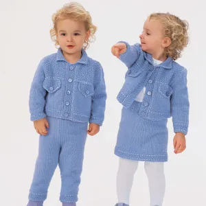 Bernat Knit Jean Jacket Sets