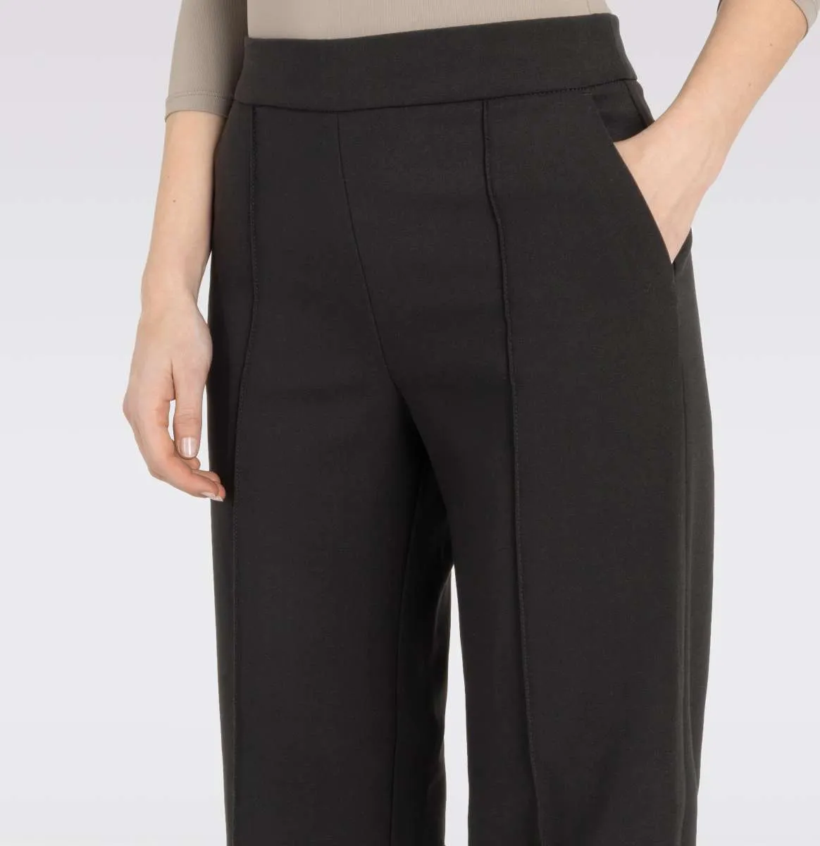 Black Chiara Smart Wide Leg Pants