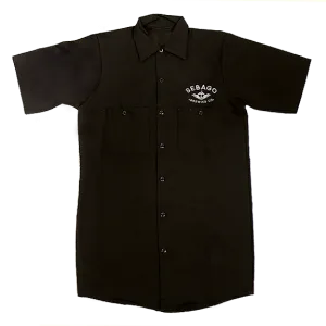 Brewers' Work Shirt - Black & White