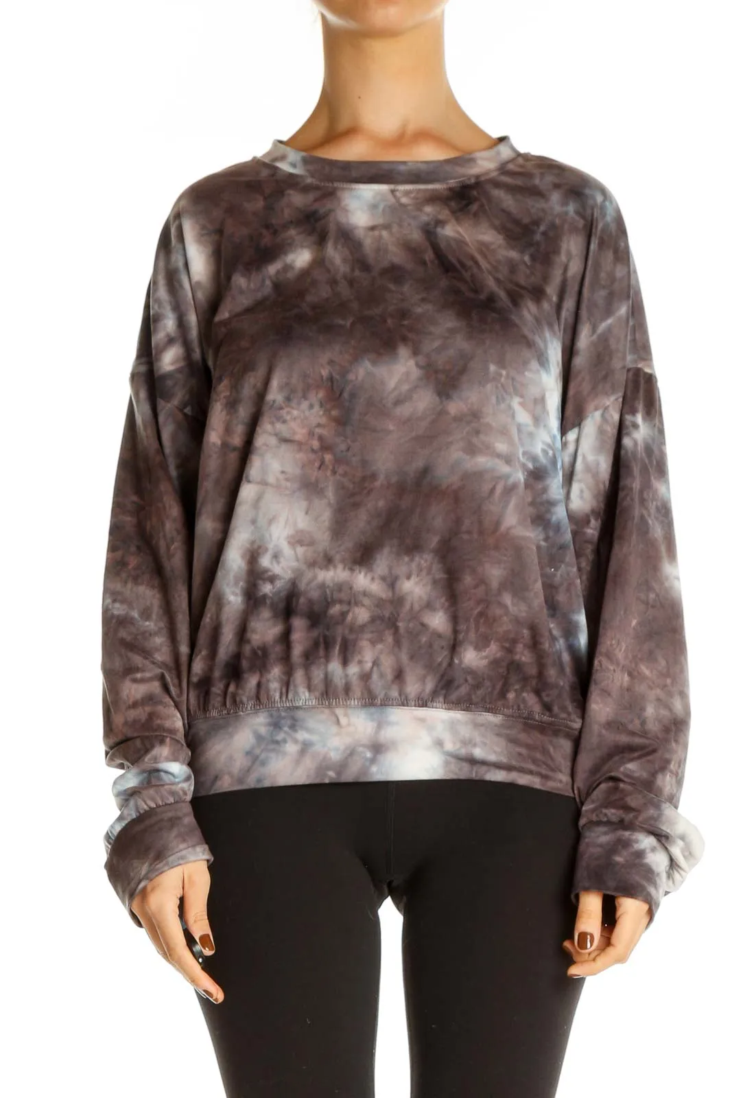 Brown Casual Sweatshirt