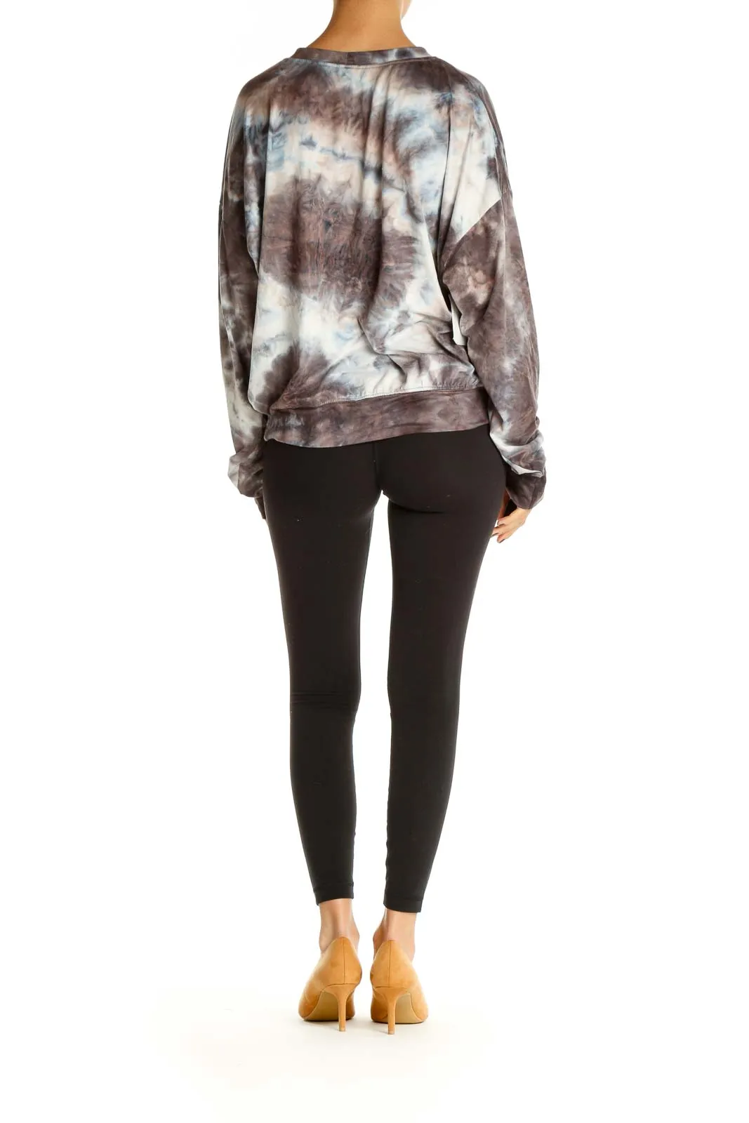 Brown Casual Sweatshirt