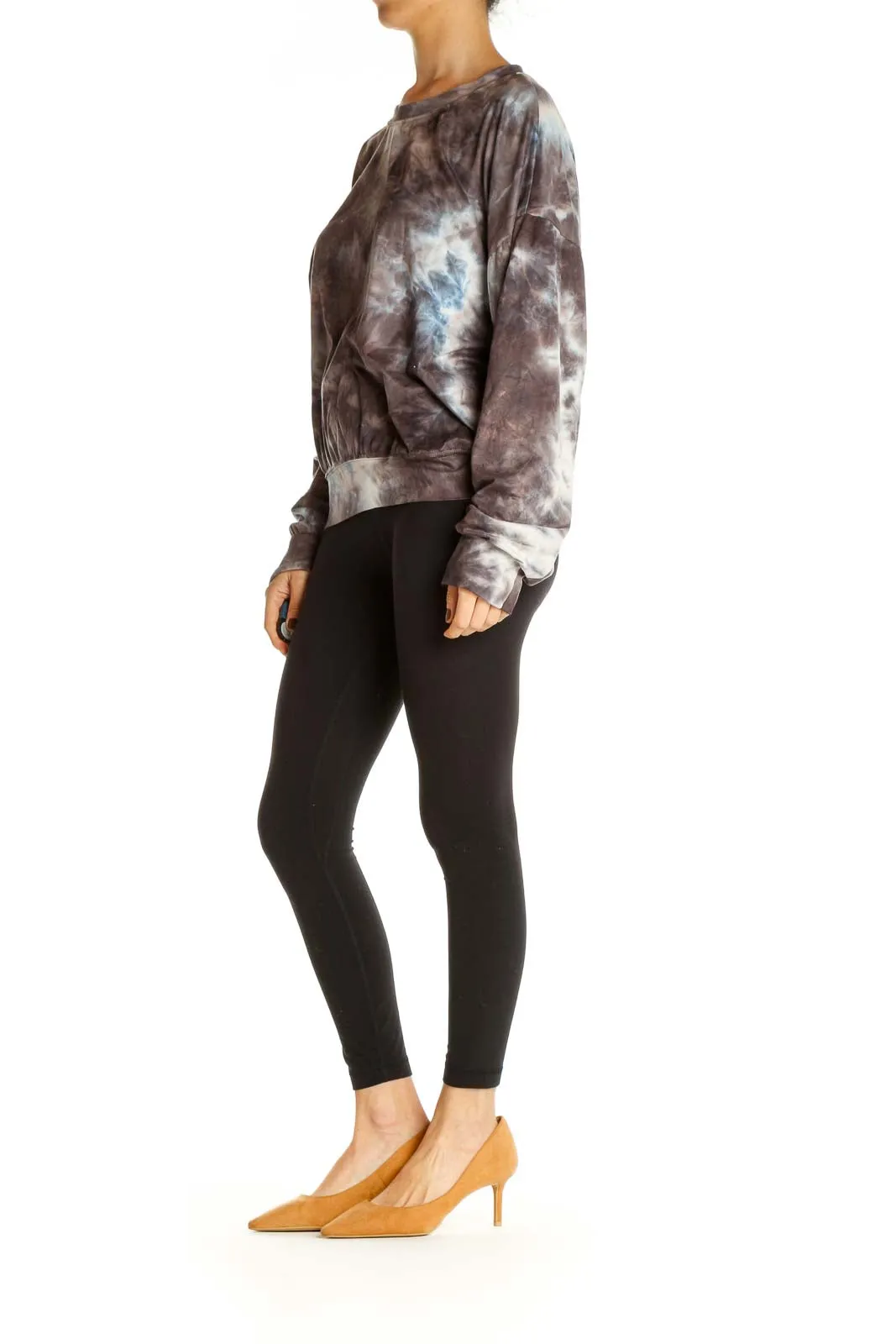 Brown Casual Sweatshirt