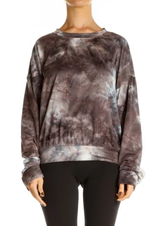 Brown Casual Sweatshirt