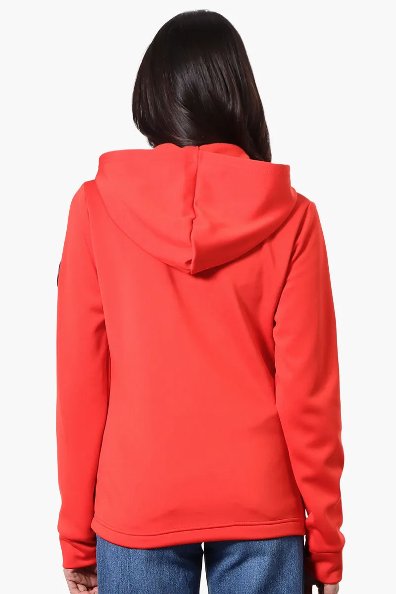 Canada Weather Gear Puffer Techno Fleece Lightweight Jacket - Red