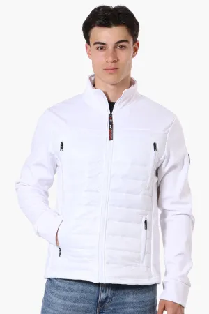 Canada Weather Gear Quilted Fleece Puffer Lightweight Jacket - White