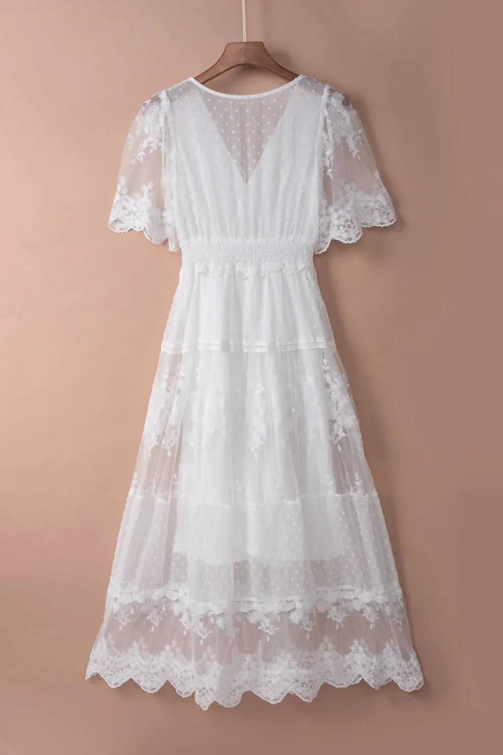 Chic White Lace Dress