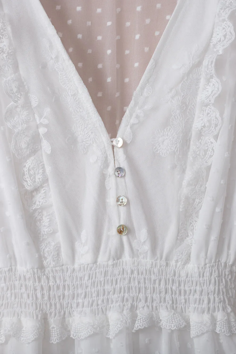 Chic White Lace Dress