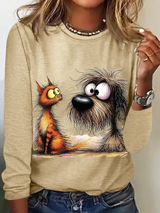 Chicmy- Casual Animal T-Shirts