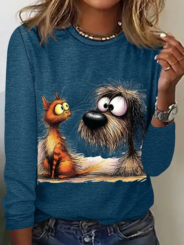 Chicmy- Casual Animal T-Shirts