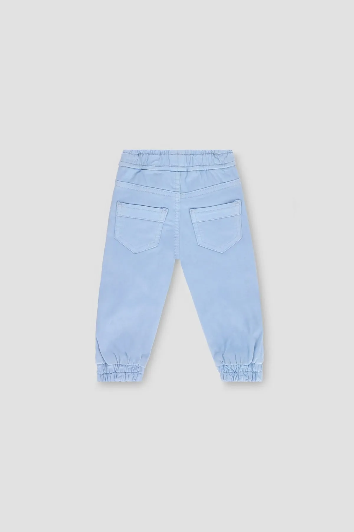 Chino Jogger Pant For Baby Boy - Light Blue