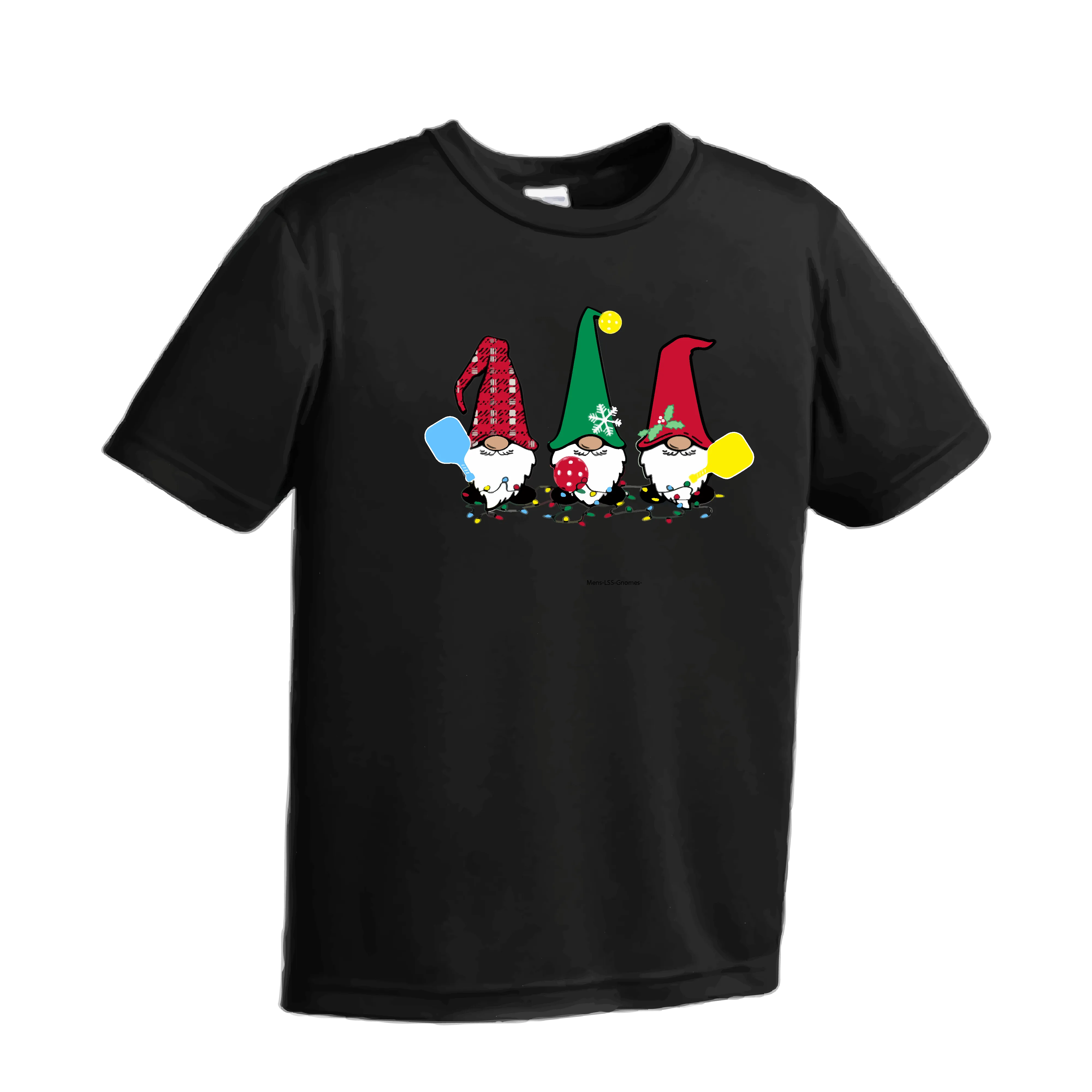 Christmas Gnomes | Men's Short Sleeve Athletic Shirt | 100% Polyester
