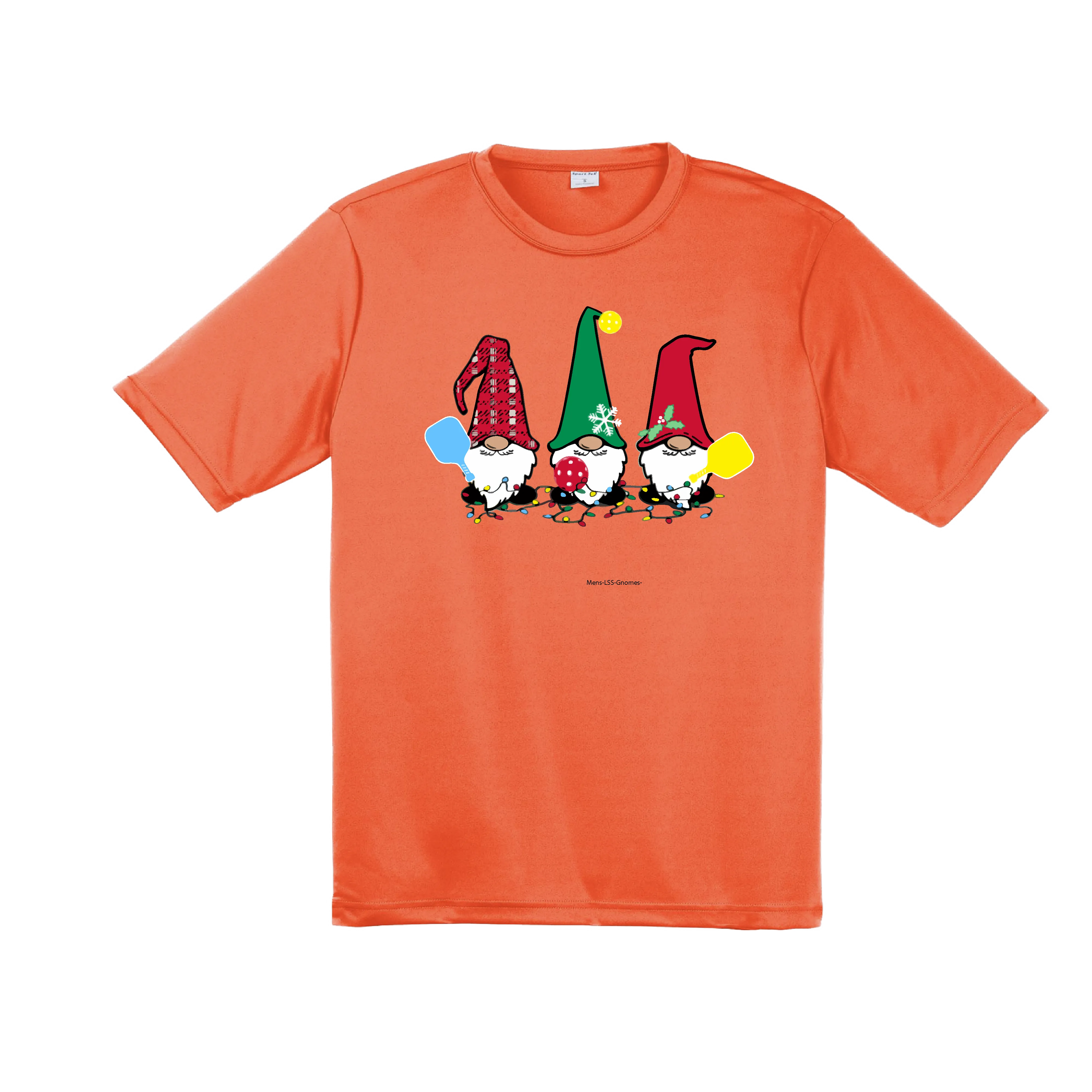 Christmas Gnomes | Men's Short Sleeve Athletic Shirt | 100% Polyester