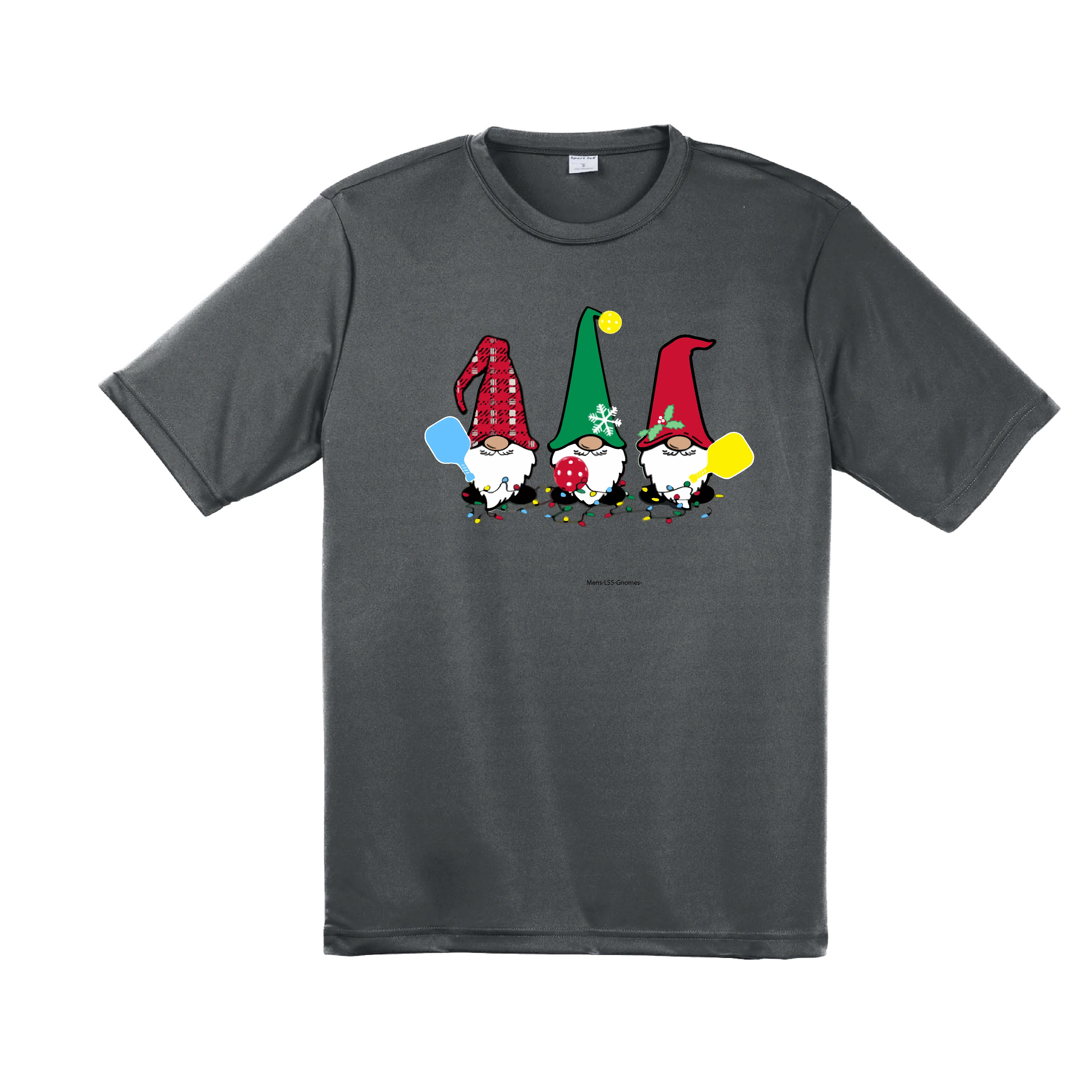 Christmas Gnomes | Men's Short Sleeve Athletic Shirt | 100% Polyester