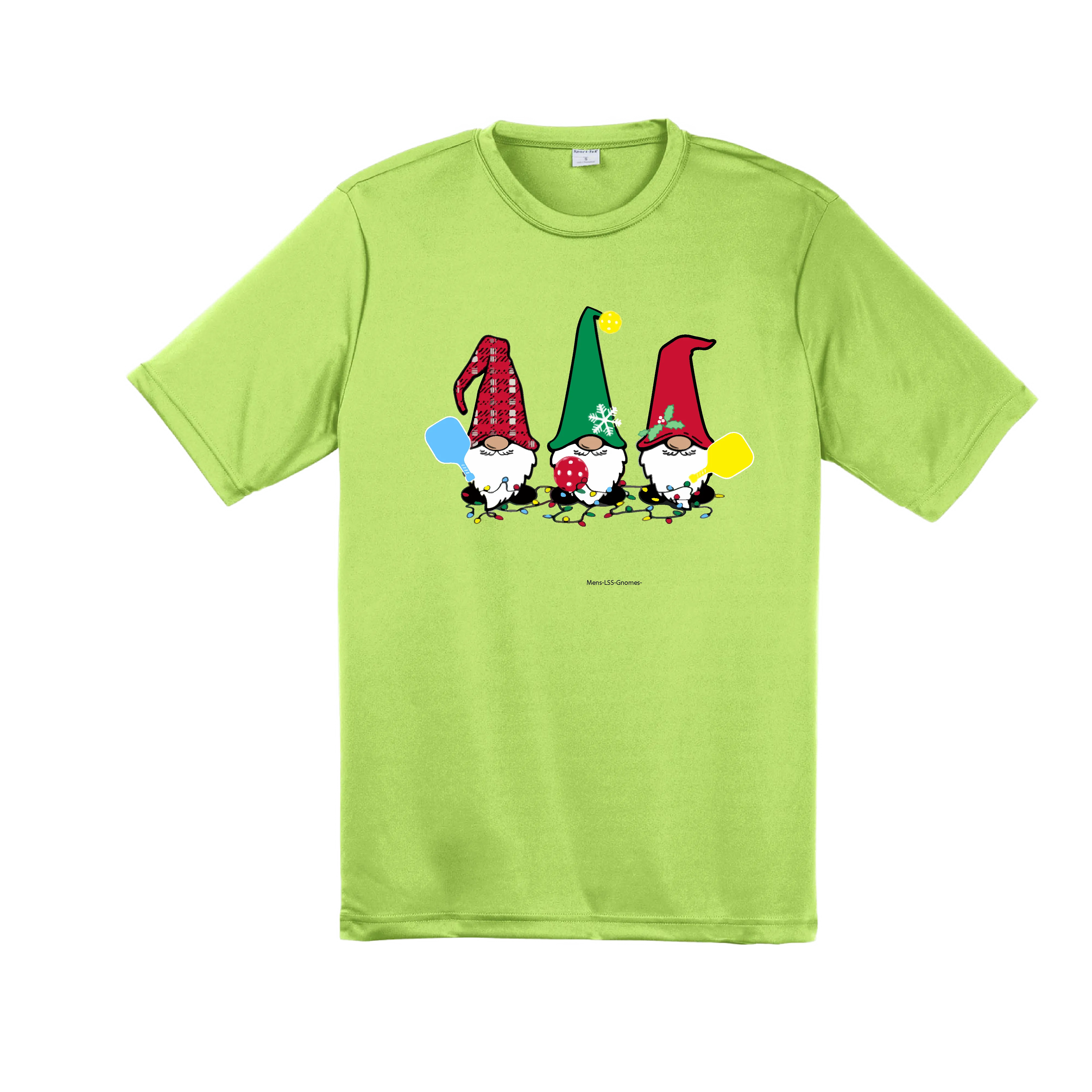 Christmas Gnomes | Men's Short Sleeve Athletic Shirt | 100% Polyester
