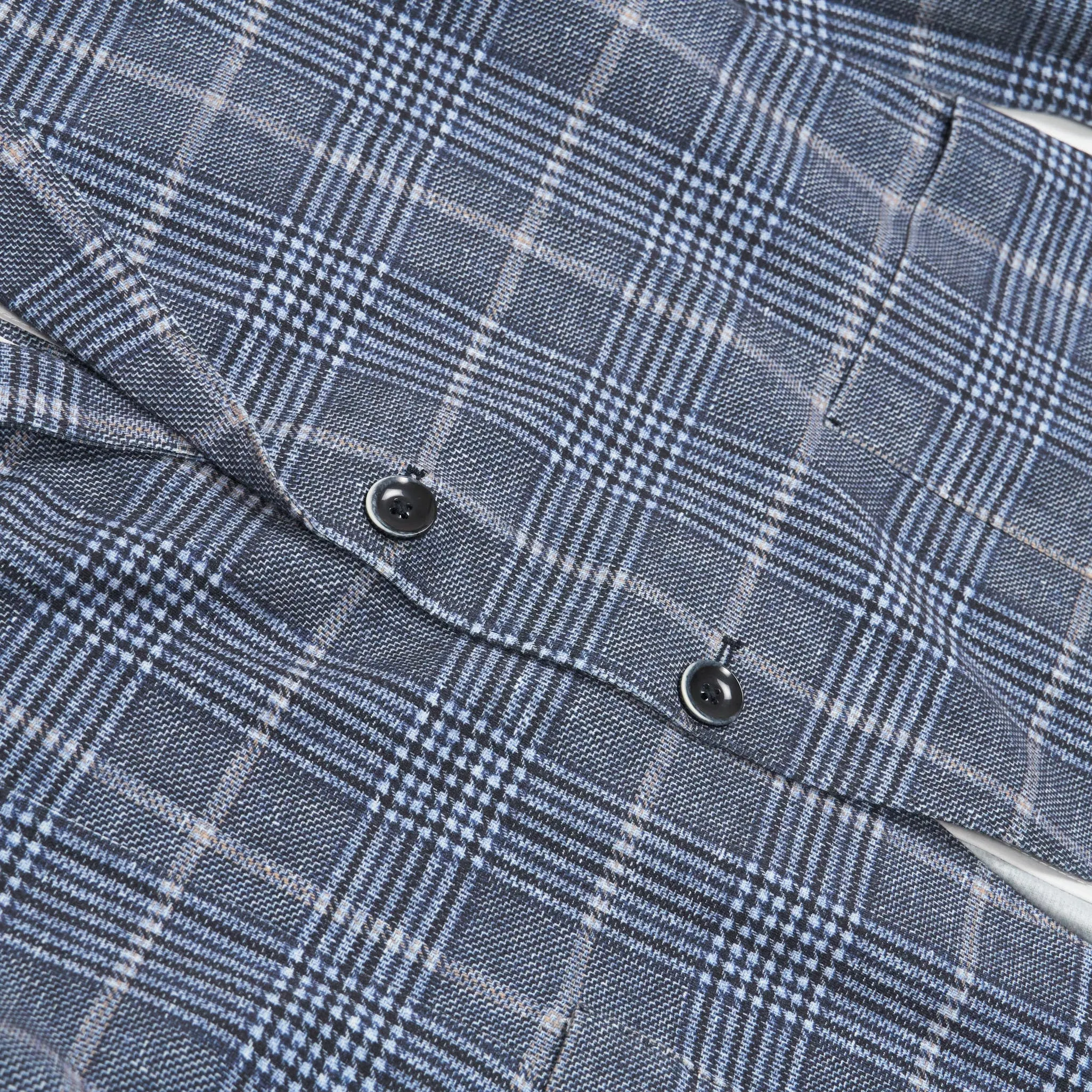 Circolo 1901 Easy To Wear Men's Plaid Blue Blazer