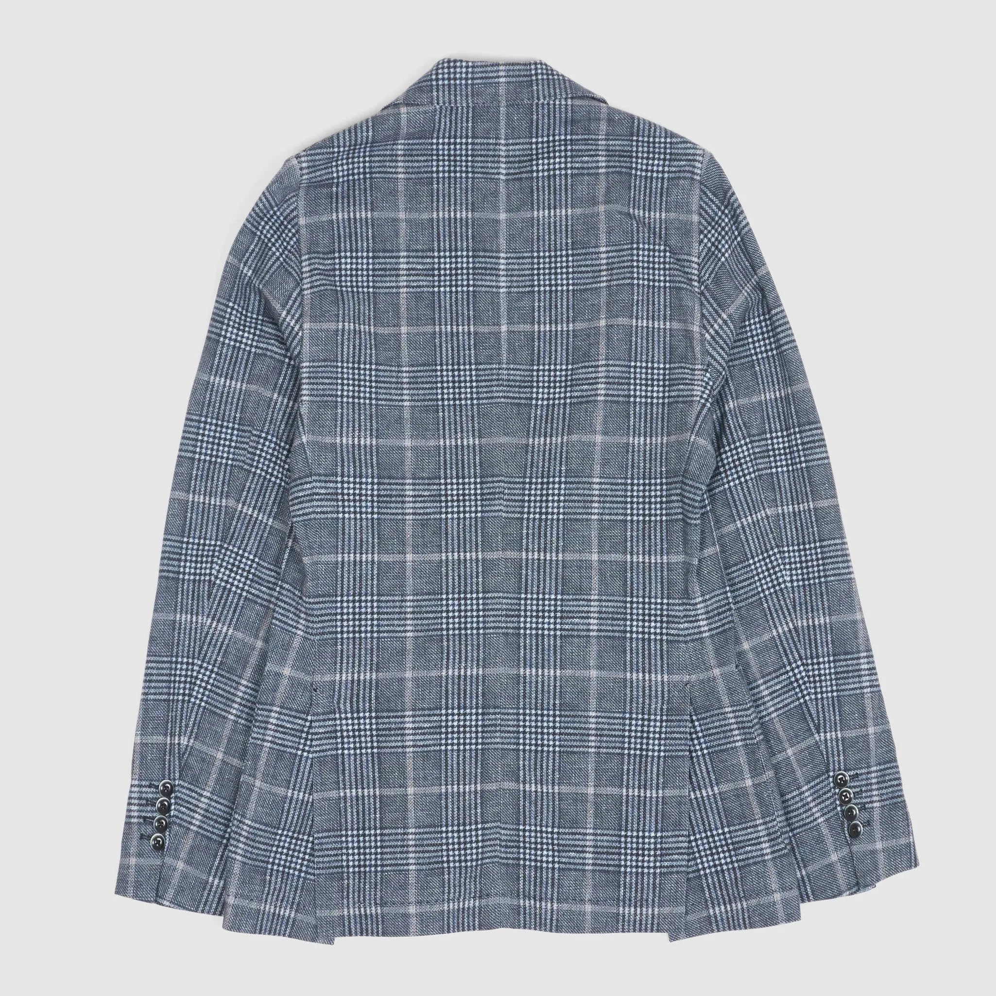 Circolo 1901 Easy To Wear Men's Plaid Blue Blazer