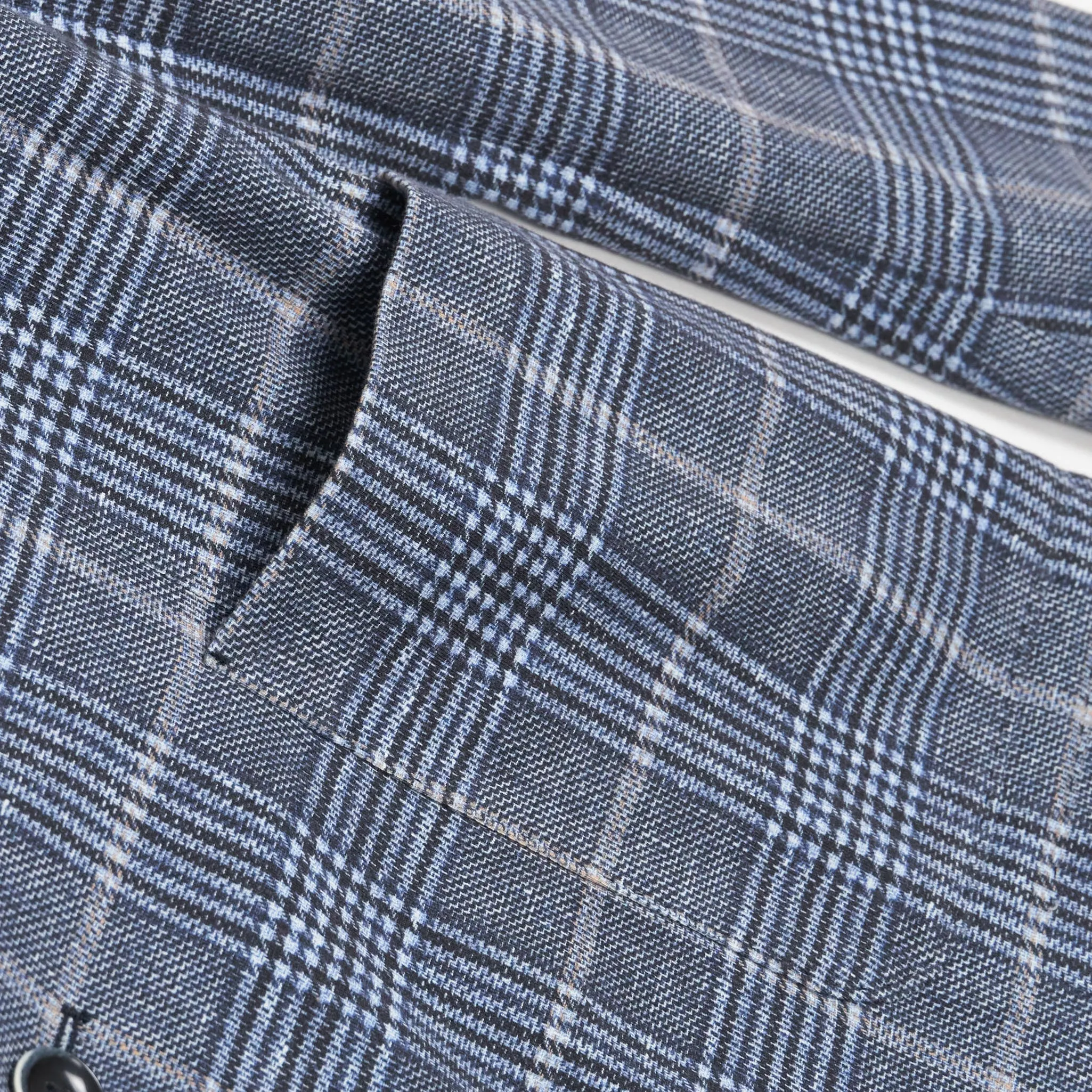 Circolo 1901 Easy To Wear Men's Plaid Blue Blazer