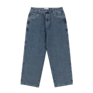 Classic Baggy Denim Pants - Stone Washed