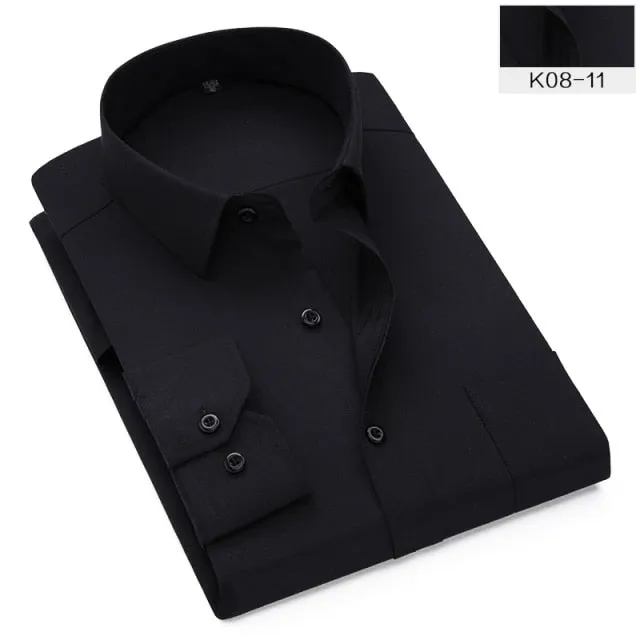 Designer Men Shirt Long Sleeve Casual Shirt Slim Fit Print Shirts