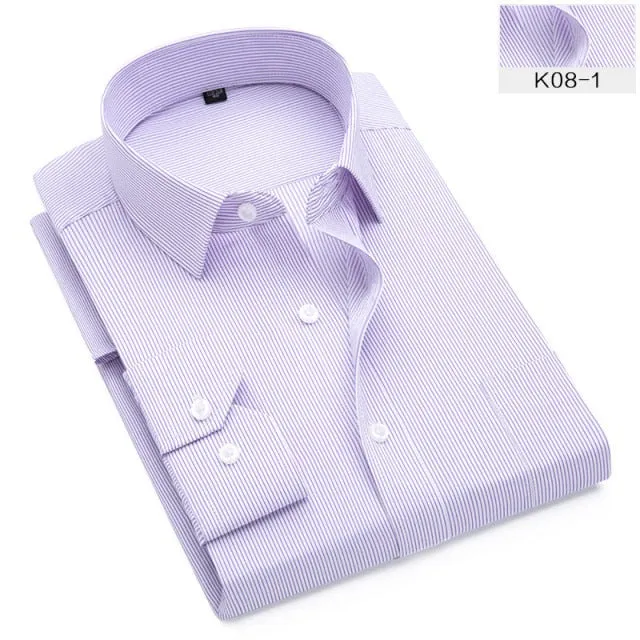 Designer Men Shirt Long Sleeve Casual Shirt Slim Fit Print Shirts