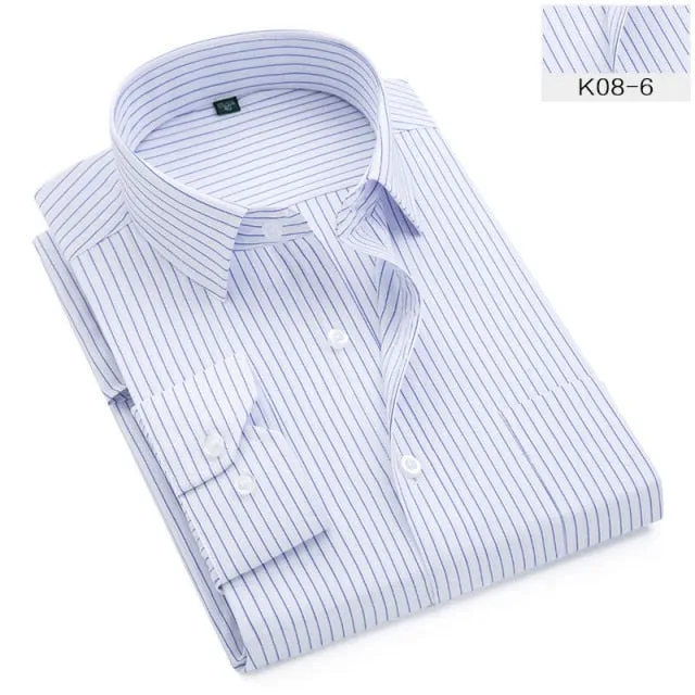 Designer Men Shirt Long Sleeve Casual Shirt Slim Fit Print Shirts