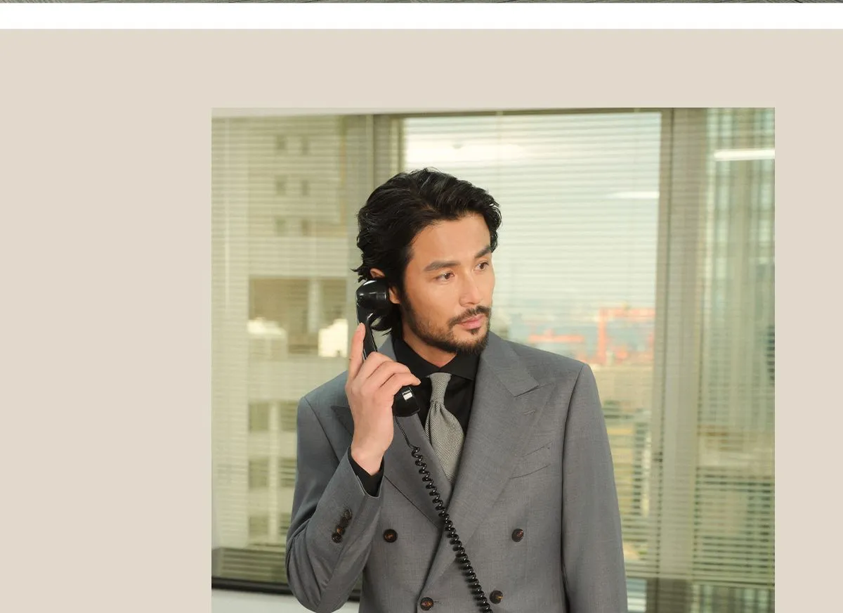 Double-Breasted Commuter Suit