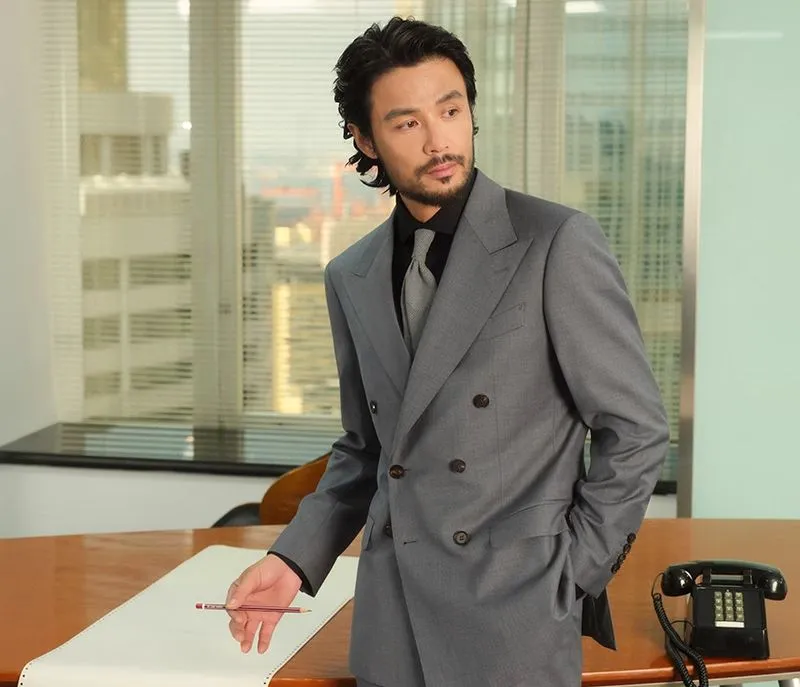 Double-Breasted Commuter Suit