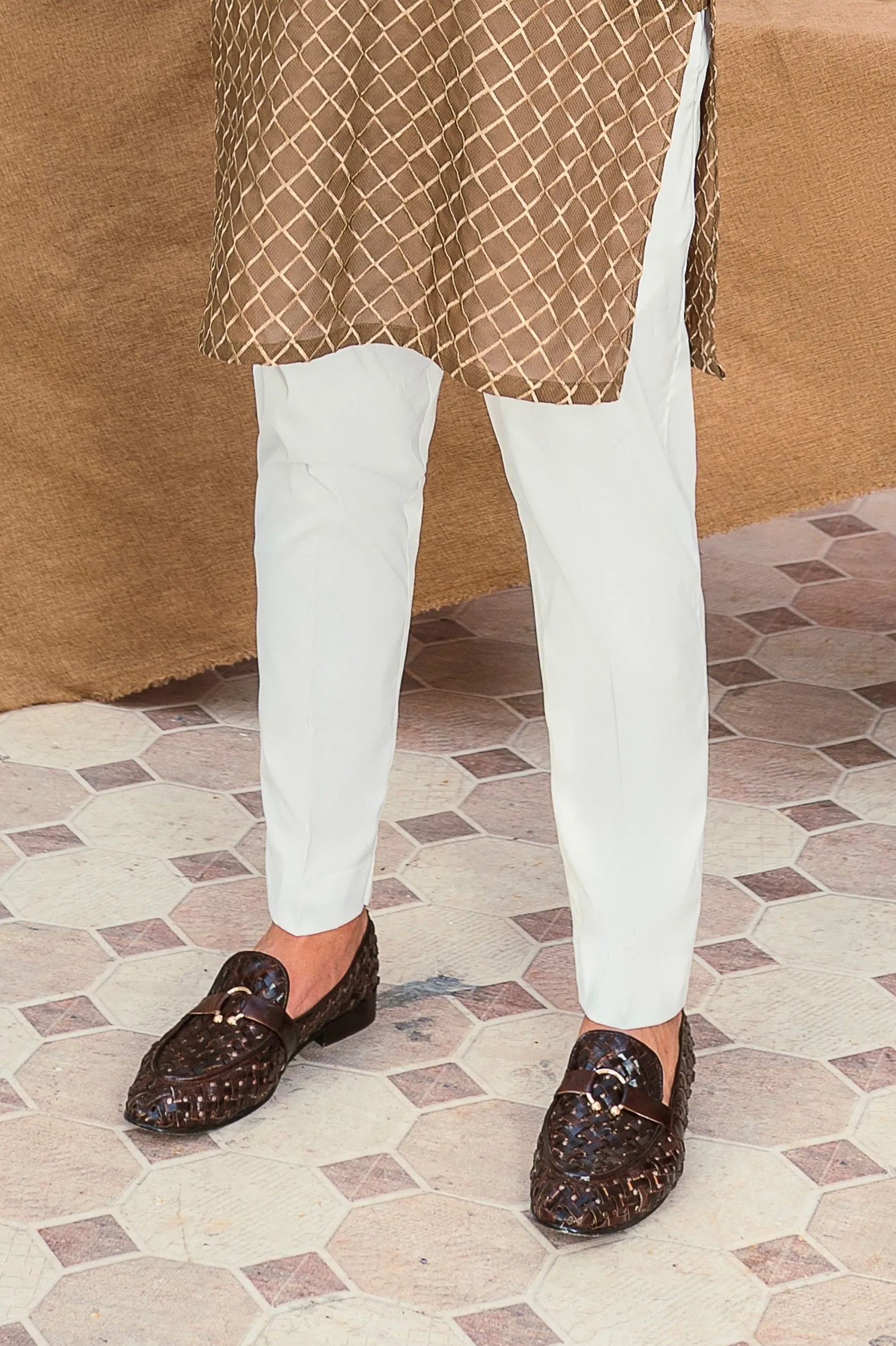 Egg White Trousers