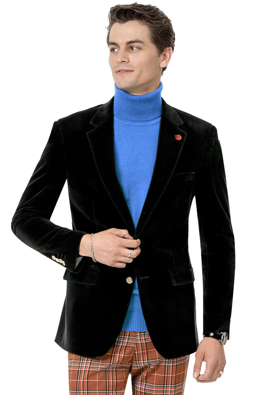 EJ Samuel Modern Fit Blazer J134-Black