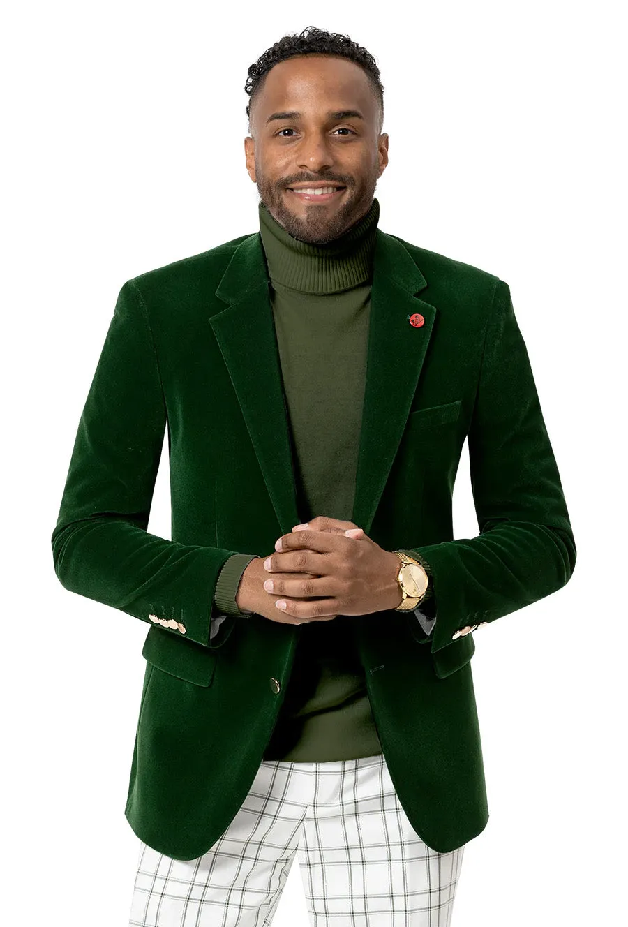 EJ Samuel Modern Fit Blazer J134-Green