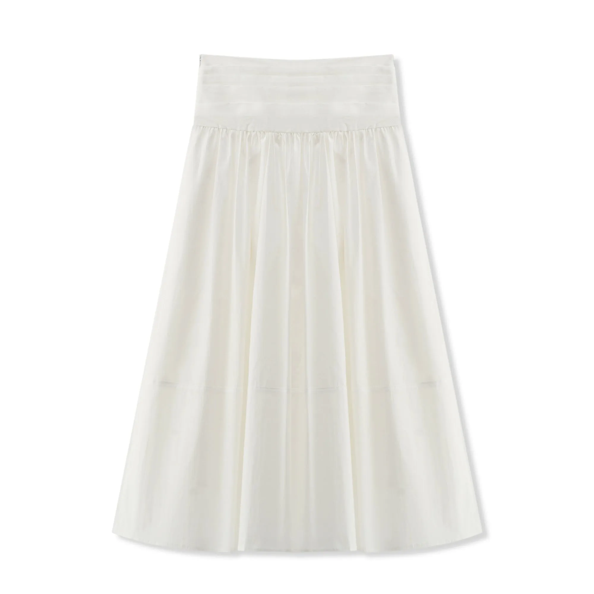 Elegant High-Waisted A-Line Skirt