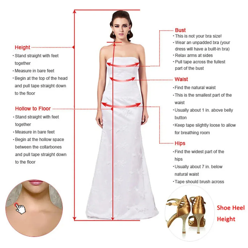 Evening Dress Side Split V-Neck Long Sleeves
