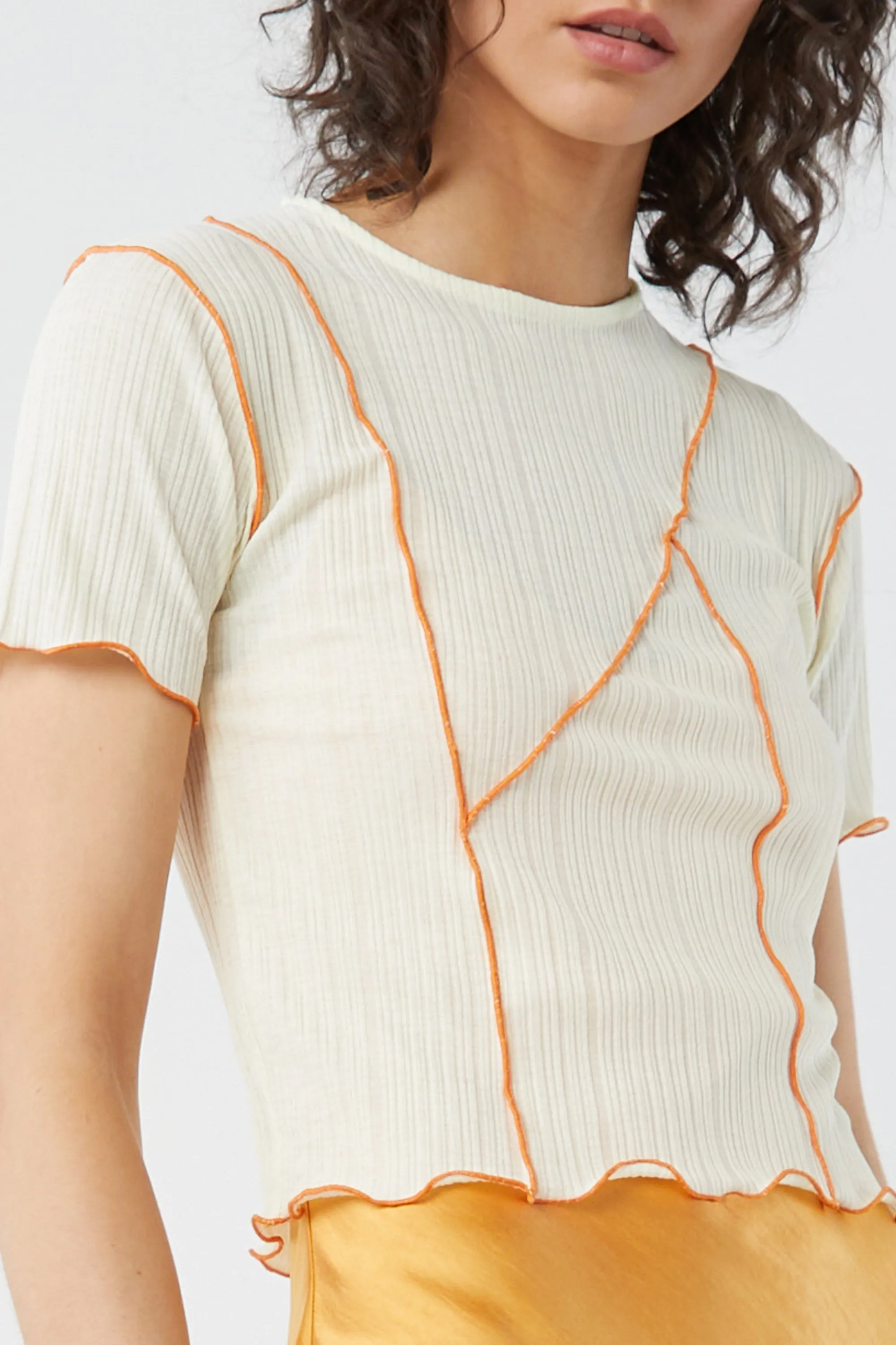 EXPOSED SEAM TEE