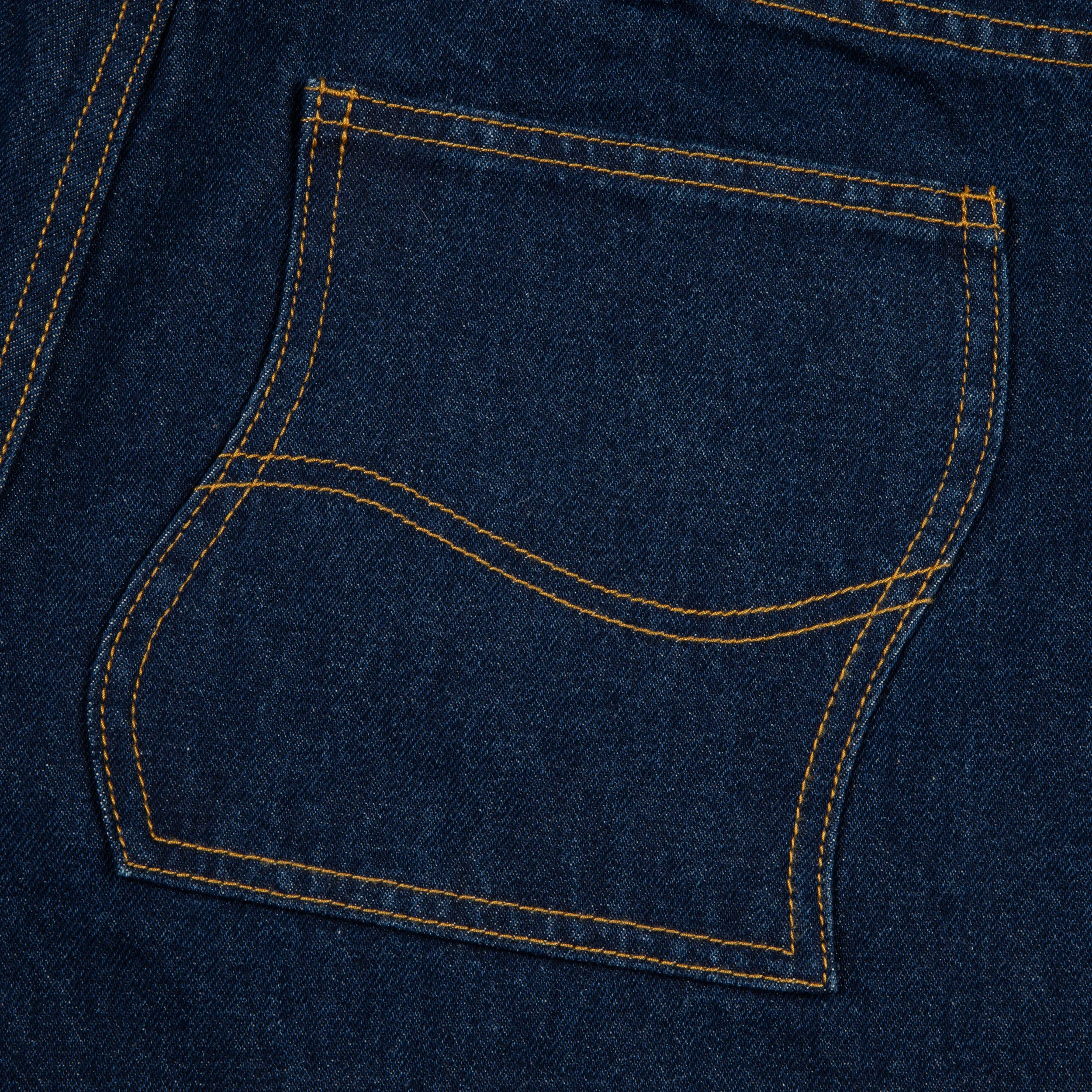 Fall Classic Relaxed Denim Pants - Indigo