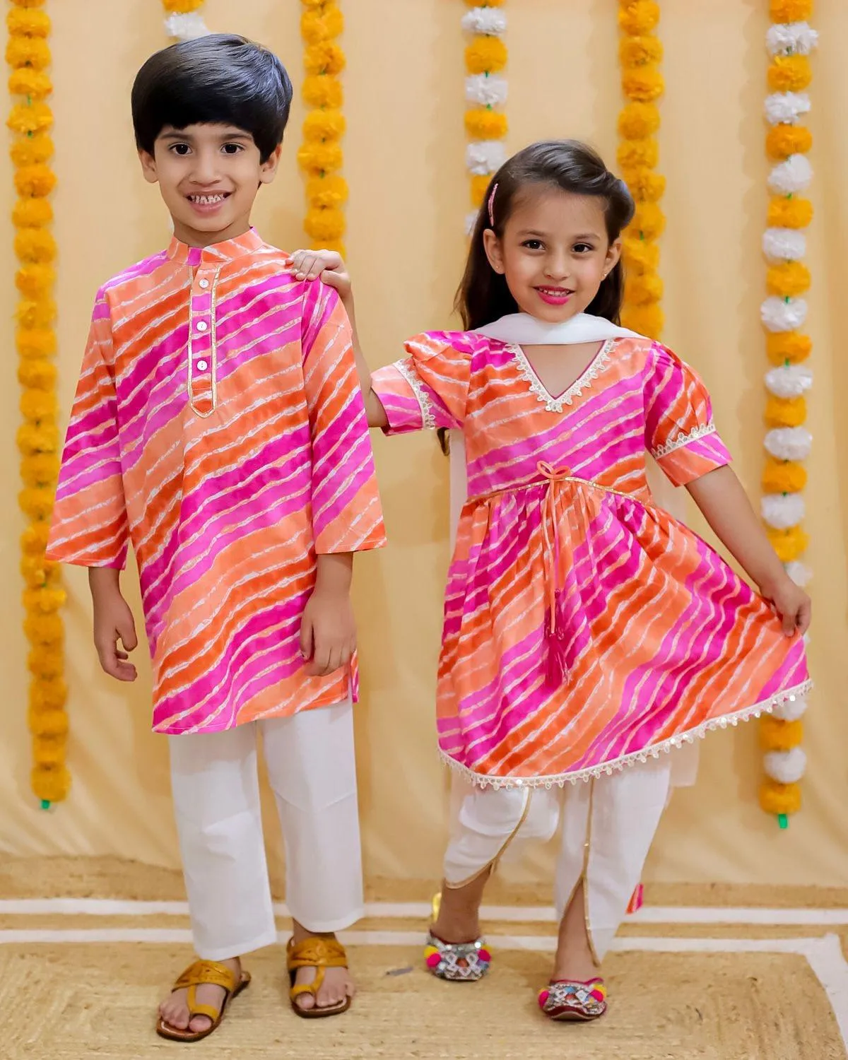 Festive Leher Kurta Pyjama