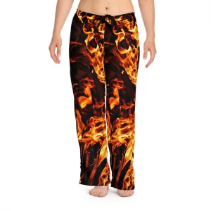 Fire flames Unisex HIS-HERS Pajama Lounge Pants,GIft for Him/Her/Anniversary/Thanksgiving/Christmas/Birthday/Graduation/Housewarming/Wedding