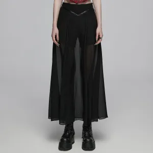 Flowing Chiffon Pant-Skirt OPQ-032DQF