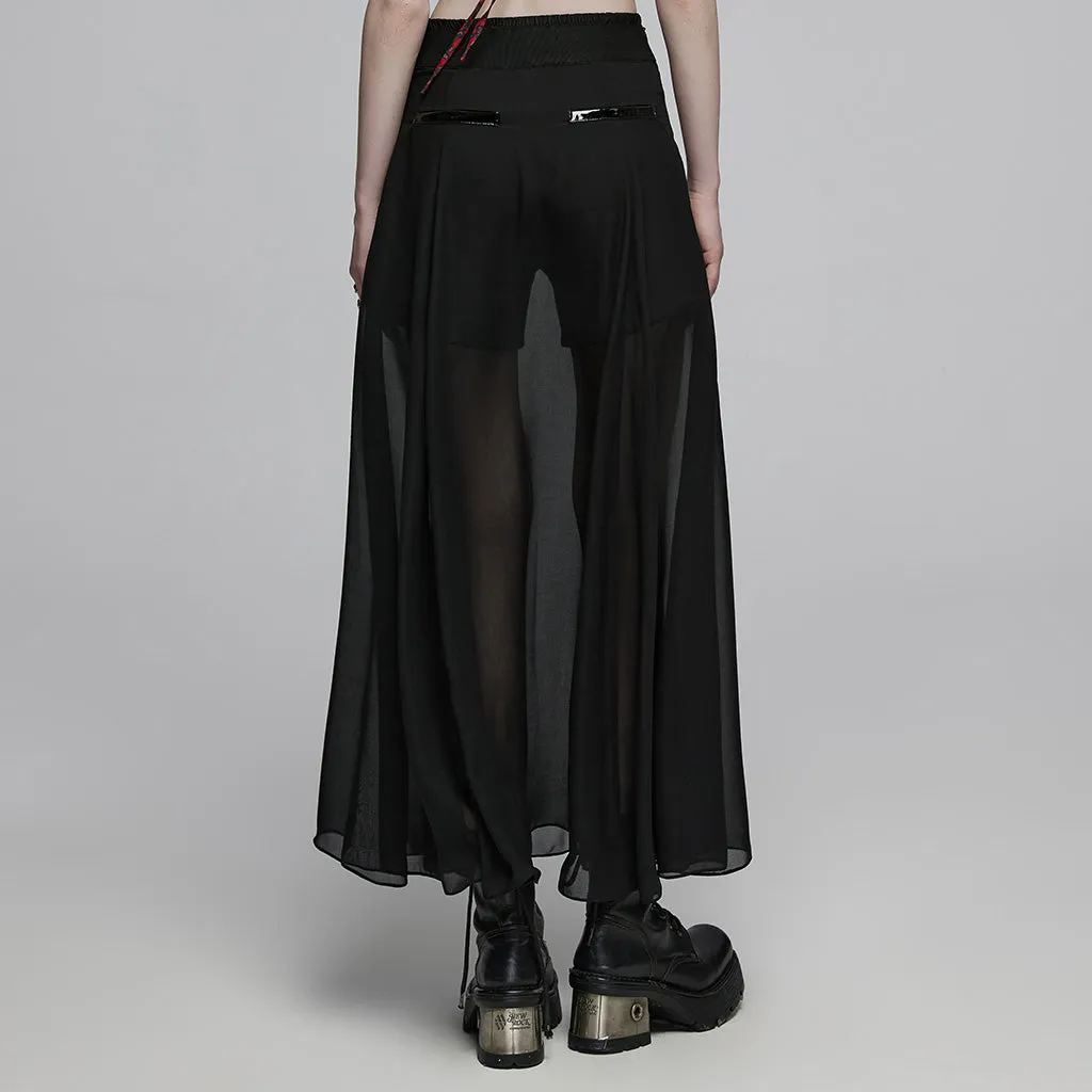 Flowing Chiffon Pant-Skirt OPQ-032DQF