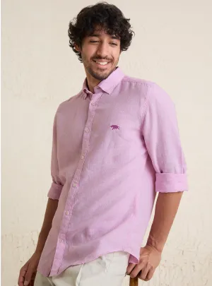 French Rose Linen Shirt